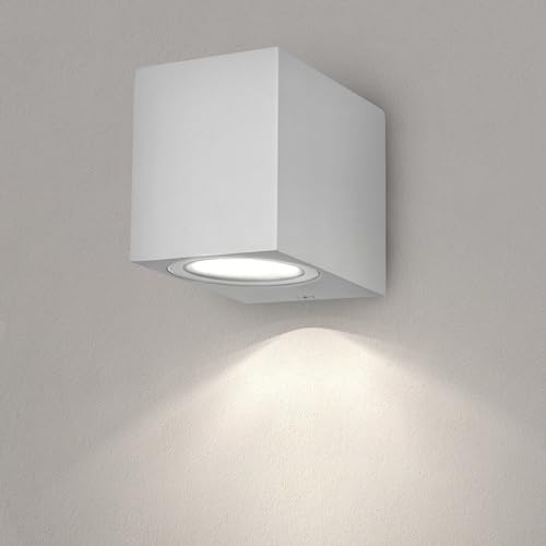 Ledvion Wandlamp, LED Lamp, Buitenlamp, Buitenverlichting, Tuinverlichting, Gevel Verlichting, San Diego, Witte Lamp, GU10 fitting