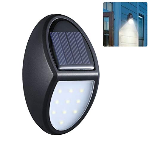 Macabolo 10 LED Solar Light Outdoor Wandlamp Waterdicht Solar Tuin Licht Veiligheidsverlichting voor Stappen Yard Garage Veranda Patio