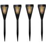 JustGoHome Tuinverlichting LED Buiten ® 4 Stuks Solar Tuinverlichting op zonneenergie Tuinlampen set Op Zonne-Energie Tuinlantaarns Tuinlampen buiten