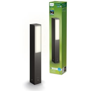 Philips Stratosphere Ultra Efficient Sokkellamp voor Buiten 3.8W 4000K Koelwit Licht IP44 Weerbestendig Antraciet Philips Stratosphere Ultra Efficient Sokkellamp voor Buiten 3.8W 4000K Koelwit Licht IP44 Weerbestendig Antraciet