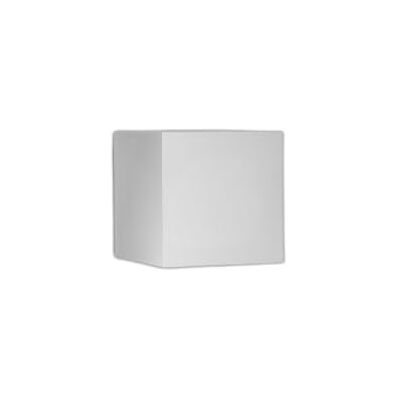 Iluminashop Wandlamp 6W Aluminium Wit Dubbele Zijde Cube IP54 Warm Wit 3000K Iluminashop Wandlamp 6W Aluminium Wit Dubbele Zijde Cube IP54 Warm Wit 3000K