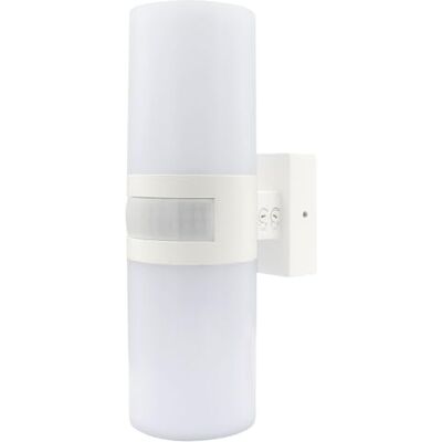 EL-HOME LED gevellamp "EL HOME" ML-30B7 met bewegingssensor 12 m / 180° PIR, 20W, 1900lm, schemersensor, IP65 voor buitengebruik, wandlamp, tuinlamp, lamphouder, buitenlamp wit EL-HOME LED gevellamp "EL HOME" ML-30B7 met bewegingssensor 12 m / 180° PIR, 20W, 1900lm, schemersensor, IP65 voor buitengebruik, wandlamp, tuinlamp, lamphouder, buitenlamp wit