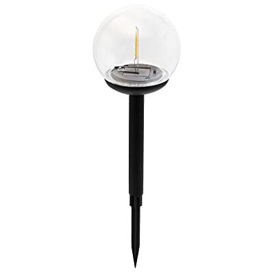Velamp Zonnestaak, "filament" effect LED, diameter 10cm. Zwart Velamp Zonnestaak, "filament" effect LED, diameter 10cm. Zwart