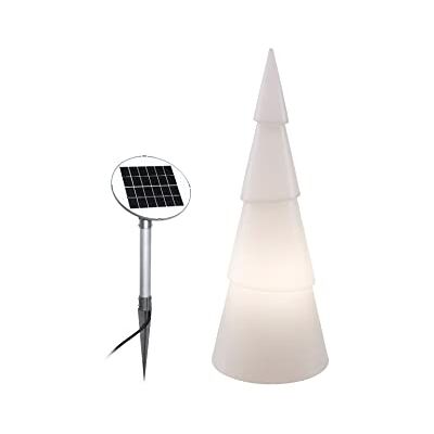 8 seasons Design Shining Tree 3D Solar LED kerstboom rond (55 cm, wit) incl. zonnepaneel en LED-lampen in warm wit, verlichte dennenboom, kerstdecoratie, winterdecoratie, voor buiten en binnen 8 seasons Design Shining Tree 3D Solar LED kerstboom rond (55 cm, wit) incl. zonnepaneel en LED-lampen in warm wit, verlichte dennenboom, kerstdecoratie, winterdecoratie, voor buiten en binnen