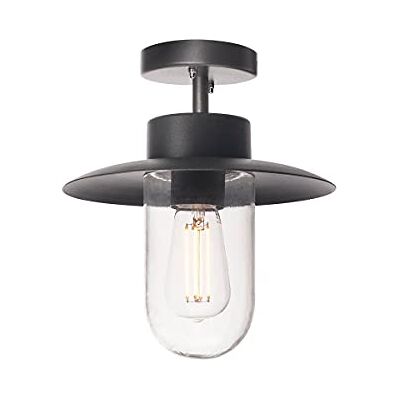 SLV plafondopbouwarmatuur MOLAT/verlichting voor wanden, paden, ingangen, led spot buiten, opbouwarmatuur outdoor, tuinarmatuur, plafondspot / E27 IP44 60W antraciet SLV plafondopbouwarmatuur MOLAT/verlichting voor wanden, paden, ingangen, led spot buiten, opbouwarmatuur outdoor, tuinarmatuur, plafondspot / E27 IP44 60W antraciet