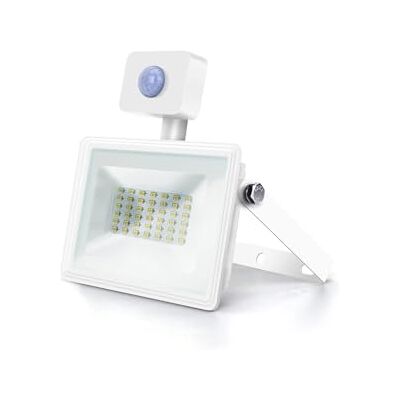 VoltShine Slanke LED-spot met 30 W en witte sensor. Ideaal voor het verlichten van ruimtes met elegantie en energie-efficiëntie, perfect voor binnen en buiten. VoltShine Slanke LED-spot met 30 W en witte sensor. Ideaal voor het verlichten van ruimtes met elegantie en energie-efficiëntie, perfect voor binnen en buiten.