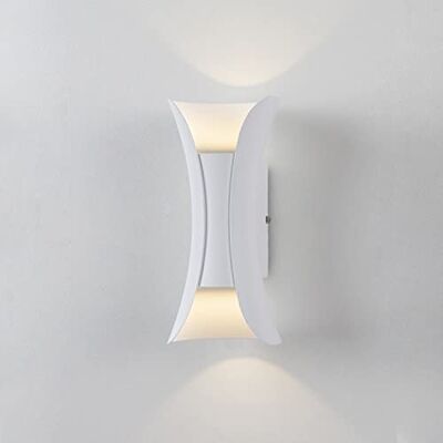 LUSSIOL Floozy S E350065 Wandlamp, metaal, 3 W, wit LUSSIOL Floozy S E350065 Wandlamp, metaal, 3 W, wit