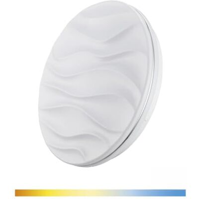 Zarivy Super-led-wandlamp van 18 W met 1820 lm en koud licht van 6500 K. Het Desert ontwerp met afmetingen van Ø 33 x 6,8 cm is ideaal voor de verlichting van elke moderne ruimte. Zarivy Super-led-wandlamp van 18 W met 1820 lm en koud licht van 6500 K. Het Desert ontwerp met afmetingen van Ø 33 x 6,8 cm is ideaal voor de verlichting van elke moderne ruimte.