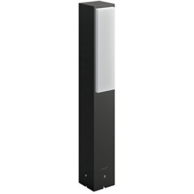 Philips Stratosphere Sokkellamp Koelwit Licht Aluminium 4000K IP44 Weerbestendig Staande Buitenlamp Antraciet Philips Stratosphere Sokkellamp Koelwit Licht Aluminium 4000K IP44 Weerbestendig Staande Buitenlamp Antraciet