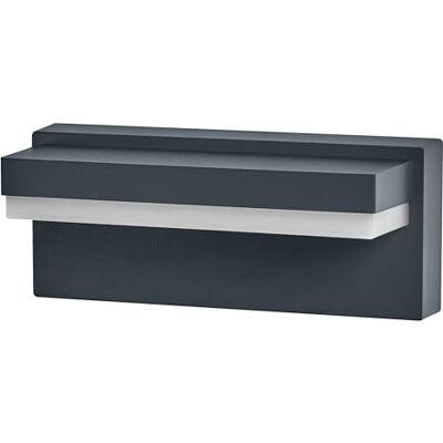 OSRAM Endura Style LED wandlamp Robuust, 12W, 3000K warm wit, 1000 lm, IP54, aluminium donkergrijs OSRAM Endura Style LED wandlamp Robuust, 12W, 3000K warm wit, 1000 lm, IP54, aluminium donkergrijs