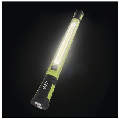 EMOS oplaadbare COB LED-werklamp magnetische voet, haak, verstelbaar schokbestendig, waterdicht max. 1000lm, 40m, 6h 2 lichtmodi met USB-kabel IP43 voor buiten zwart-groen EMOS oplaadbare COB LED-werklamp magnetische voet, haak, verstelbaar schokbestendig, waterdicht max. 1000lm, 40m, 6h 2 lichtmodi met USB-kabel IP43 voor buiten zwart-groen