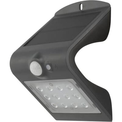 REV BUTTERFLY Buitenlamp op zonne-energie, IP65, buitenlamp met bewegingsmelder, zonnelamp, 1200 mAh, Li-Ion, 1,5 W, antraciet REV BUTTERFLY Buitenlamp op zonne-energie, IP65, buitenlamp met bewegingsmelder, zonnelamp, 1200 mAh, Li-Ion, 1,5 W, antraciet