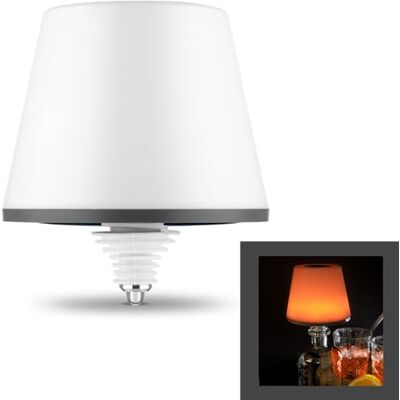 REV LAMPRUSCO FLAME Accu-flessenlamp, tafellamp draadloos, 130 lm, 2 W, 4000 mAh, met dimfunctie, kaarslichtmodus en IP54 spatwaterdicht, touch-tafellamp voor binnen en buiten Flessenlamp IP54 geschikt voor binnen en buiten 2W 4000mAh REV LAMPRUSCO FLAME Accu-flessenlamp, tafellamp draadloos, 130 lm, 2 W, 4000 mAh, met dimfunctie, kaarslichtmodus en IP54 spatwaterdicht, touch-tafellamp voor binnen en buiten Flessenlamp IP54 geschikt voor binnen en buiten 2W 4000mAh