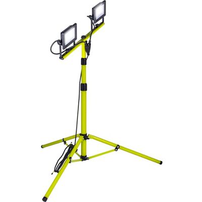Luceco EFLDTT20B50 Led-statief met dubbele kop, smal, verstelbaar, multipositie, opvouwbaar, 3 m kabel, weerbestendig, zwart/groen, IP65, 2 × 20 W, 3200 lm, 5000 K, EFLDTT20B50 Luceco EFLDTT20B50 Led-statief met dubbele kop, smal, verstelbaar, multipositie, opvouwbaar, 3 m kabel, weerbestendig, zwart/groen, IP65, 2 × 20 W, 3200 lm, 5000 K, EFLDTT20B50