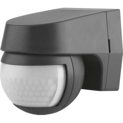 OSRAM SENSOR Wandlamp met 110° bewegings- en lichtsensor voor vlakke plafondmontage, donkergrijs, IP44-bescherming, voor garages en kelders OSRAM SENSOR Wandlamp met 110° bewegings- en lichtsensor voor vlakke plafondmontage, donkergrijs, IP44-bescherming, voor garages en kelders