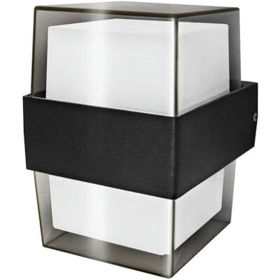 Brightium Wandlamp Luxe Quadra in zwart, met een krachtige verlichting van 10 W en beschermingsklasse IP54. Ideaal voor buiten, waterdicht en stofdicht, combineert functionaliteit en elegantie. Brightium Wandlamp Luxe Quadra in zwart, met een krachtige verlichting van 10 W en beschermingsklasse IP54. Ideaal voor buiten, waterdicht en stofdicht, combineert functionaliteit en elegantie.