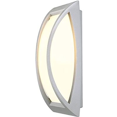 SLV Meridian Buitenwand- of Plafondlamp - IP54 - Grijs Zilver SLV Meridian Buitenwand- of Plafondlamp - IP54 - Grijs Zilver