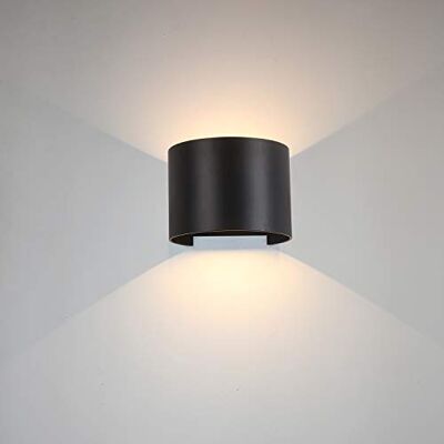 LUSSIOL Dozy E350058 wandlamp, metaal, 3 W, zwart LUSSIOL Dozy E350058 wandlamp, metaal, 3 W, zwart