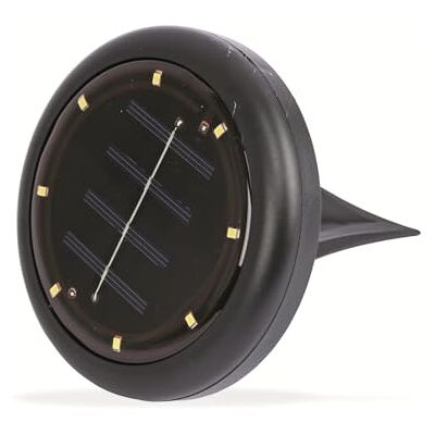 Grundig Solar groundspot met 8 leds waterdicht zwart Grundig Solar groundspot met 8 leds waterdicht zwart