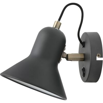 WatioWave Wandlamp, zwart, BOSTON E27 F-BRIG WatioWave Wandlamp, zwart, BOSTON E27 F-BRIG