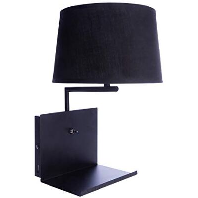 LUSSIOL 350003 wandlamp, 40 W, metaal LUSSIOL 350003 wandlamp, 40 W, metaal