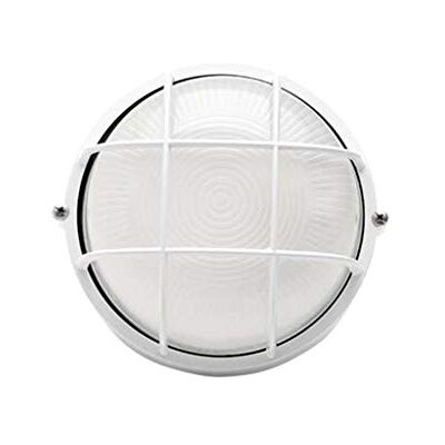 Monkey Ladder Ronde wandlamp van aluminium, 100 W, wit. Ideaal voor het verlichten van kamers met stijl en moderniteit. Het afgeronde ontwerp en het krachtige licht creëren een gezellige en Monkey Ladder Ronde wandlamp van aluminium, 100 W, wit. Ideaal voor het verlichten van kamers met stijl en moderniteit. Het afgeronde ontwerp en het krachtige licht creëren een gezellige en