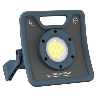 Scangrip Lighting Nova 4 for Life, led-werklamp, biedt betrouwbare en ononderbroken verlichting, water- en stofdicht, 4000 lumen Scangrip Lighting Nova 4 for Life, led-werklamp, biedt betrouwbare en ononderbroken verlichting, water- en stofdicht, 4000 lumen