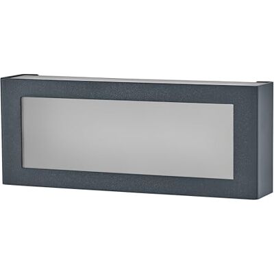 OSRAM Endura Style LED wandlamp Nova, 10W, 3000K warm wit, 700 lm, IP54, aluminium donkergrijs, 3-voudig OSRAM Endura Style LED wandlamp Nova, 10W, 3000K warm wit, 700 lm, IP54, aluminium donkergrijs, 3-voudig