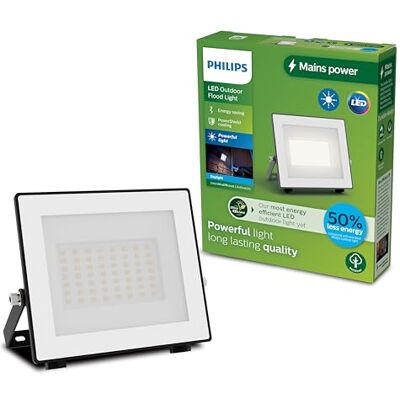 Philips Lois floodlight UltraEfficient LED Zwart 15W Koel wit licht; 5000K Bewegingssensor Verstraler Philips Lois floodlight UltraEfficient LED Zwart 15W Koel wit licht; 5000K Bewegingssensor Verstraler