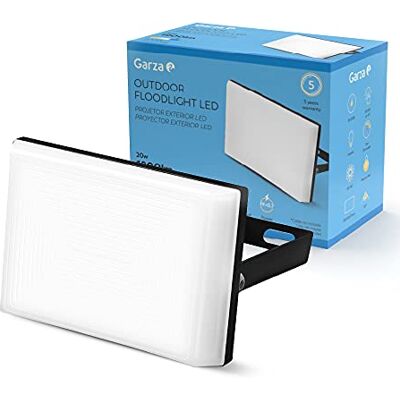 Garza Led-spot voor buiten, 10 W, koud licht, 6000 K, ideaal voor terras, tuin, zwembad, 10 W, wit Garza Led-spot voor buiten, 10 W, koud licht, 6000 K, ideaal voor terras, tuin, zwembad, 10 W, wit