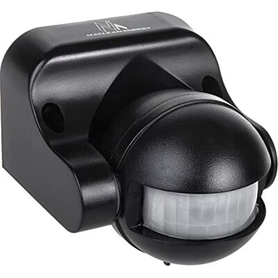 Maclean MCE358 LED-lamp met bewegingsmelder 800/1200W IP44 Zwart Maclean MCE358 LED-lamp met bewegingsmelder 800/1200W IP44 Zwart