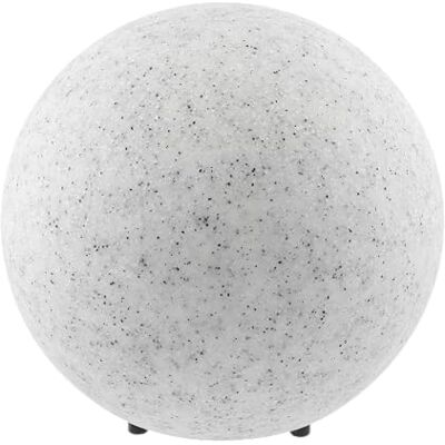 GTV Tuinuitrusting Marmo tuinlamp kogellamp voor tuin 38 cm bol buitenlamp IP65 3 m lange stroomkabel 4 pennen GTV Tuinuitrusting Marmo tuinlamp kogellamp voor tuin 38 cm bol buitenlamp IP65 3 m lange stroomkabel 4 pennen