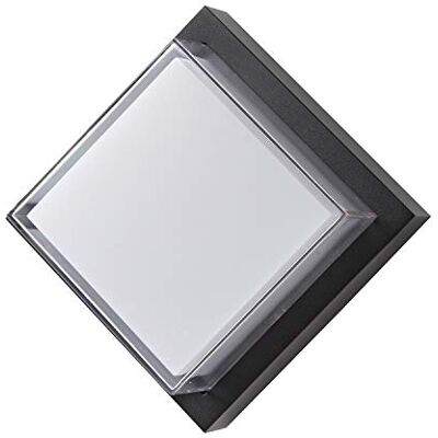 LUSSIOL Ritzy E350052 wandlamp, metaal, 12 W, zwart LUSSIOL Ritzy E350052 wandlamp, metaal, 12 W, zwart