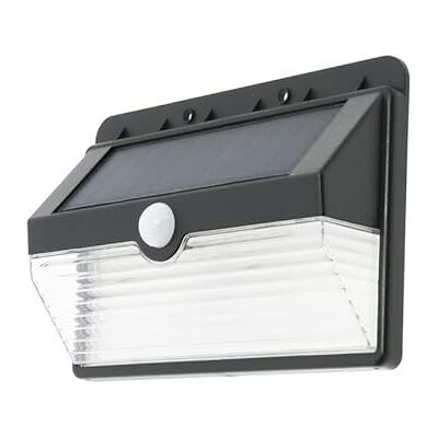 Levitantes Led-wandlamp op zonne-energie, zwarte wandlamp met bewegingsmelder, 200 lm, 4500 K, afmetingen: 170 x 120 x 40 mm, ideaal voor buitenverlichting Levitantes Led-wandlamp op zonne-energie, zwarte wandlamp met bewegingsmelder, 200 lm, 4500 K, afmetingen: 170 x 120 x 40 mm, ideaal voor buitenverlichting