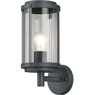WatioWave Wandlamp TANARO E27 aluminium antraciet IP44 WatioWave Wandlamp TANARO E27 aluminium antraciet IP44
