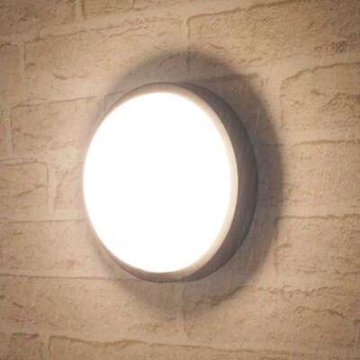 ANWIO Led-buitenverlichting, rond, wandlamp, 13 W, 4000 K, 980 lm, badkamerlamp, IP54-waterdicht, witte plafondlamp, 1 stuk ANWIO Led-buitenverlichting, rond, wandlamp, 13 W, 4000 K, 980 lm, badkamerlamp, IP54-waterdicht, witte plafondlamp, 1 stuk