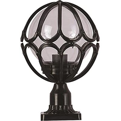WELL HOME MOBILIARIO & DECORACIÓN Vloerlamp voor buiten, ABS, zwart, 23 x 23 x 38, sokkel en 27 max. 60 W WELL HOME MOBILIARIO & DECORACIÓN Vloerlamp voor buiten, ABS, zwart, 23 x 23 x 38, sokkel en 27 max. 60 W