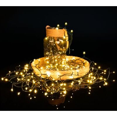 Idena 31805 LED feeënverlichting met 200 LED's in ultra warm wit, voor buiten & binnen, TÜV & GS getest, timer van 8 uur, 29,9 m lang, feestdecoratie, kerstdecoratie Idena 31805 LED feeënverlichting met 200 LED's in ultra warm wit, voor buiten & binnen, TÜV & GS getest, timer van 8 uur, 29,9 m lang, feestdecoratie, kerstdecoratie