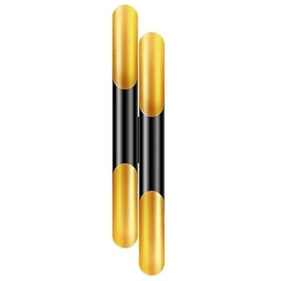 PRENDELUZ Wandlamp van aluminium, sokkel E27, bidirectioneel, 6 x 60 cm PRENDELUZ Wandlamp van aluminium, sokkel E27, bidirectioneel, 6 x 60 cm