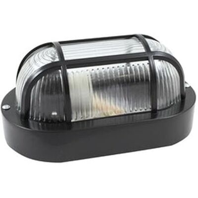 Levitantes Ovale wandlamp, kunststof, zwart, 60 W. Levitantes Ovale wandlamp, kunststof, zwart, 60 W.