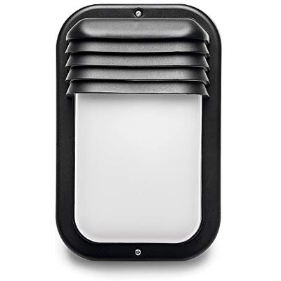 Famatel 4415-G wandlamp voor buiten, IP44, fitting E-27, vocht- en weerbestendig, zwart Famatel 4415-G wandlamp voor buiten, IP44, fitting E-27, vocht- en weerbestendig, zwart