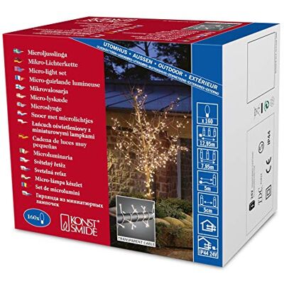Konstsmide Microlichtketting, buiten. Konstsmide Microlichtketting, buiten.