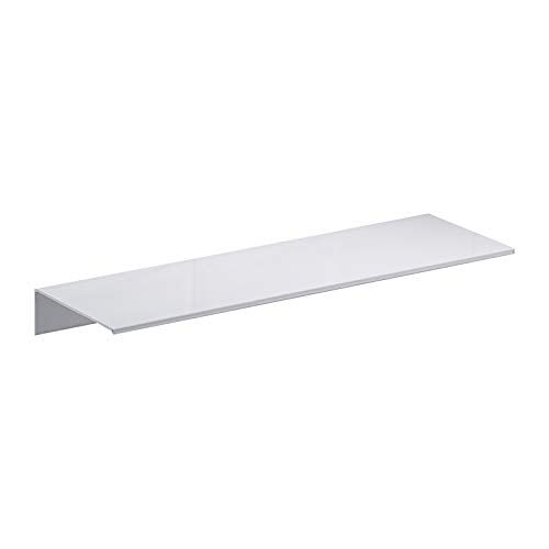 EALLEN Douche planken, douche organisator badkamer accessoires aluminium witte badkamer planken keuken wandplank douche opbergrek 30-60 cm (kleur: 30 cm-wit)