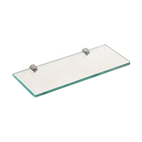 CETEOR badkamer accessoire, Badkamerplanken Wandmontage Rechthoekig 8MM Extra dik gehard glas for douche Keuken Slaapkamer Badkamermeubilair (Size: 58,5cm) (Size : 28.5cm)