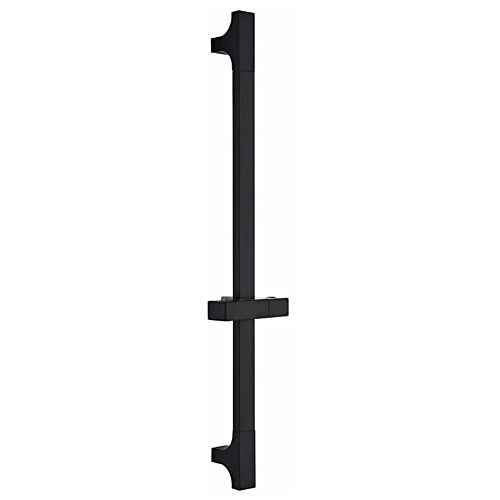 Hoopever Zwarte Douche Riser Rail, RVS Badkamer Slider Rail In hoogte Verstelbare Douchestang Douchestang Douchestang Stand Beugels Douche Bar Douchekop Houder voor Bad & Douchesysteem, Totaal 660 mm