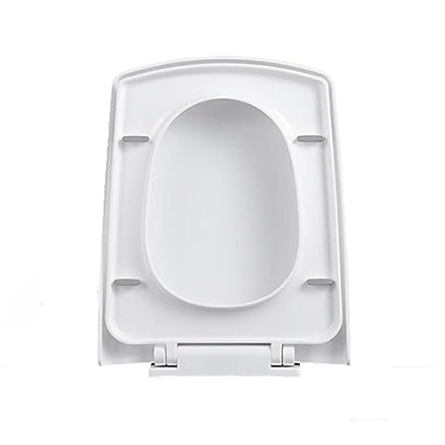 FJSUGAOW Toiletbril soft close toiletbril Toiletbrillen, Soft Close vierkante toiletbril PP materiaal (breedte 360 ​​lengte 44-46) verdikte toiletbrilhoes for huishoudelijk gebruik,36 * 45cm