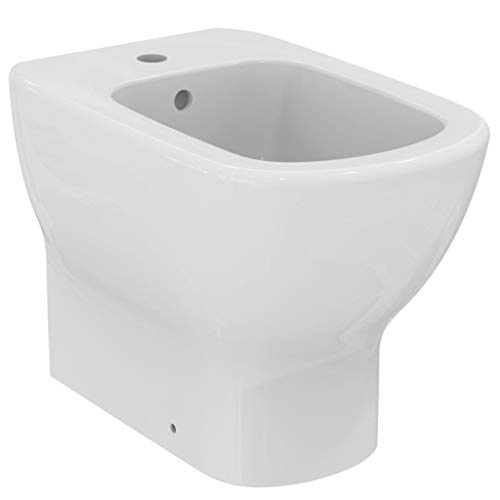 Ideal Standard T456901 TESI bidet enkele gatmontage voor wanddraad wit logo-ringen