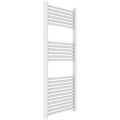 ERCOS Badkamerradiator voor radiator, wit, mat, 500 x 1200 cm, asafstand 450 mm