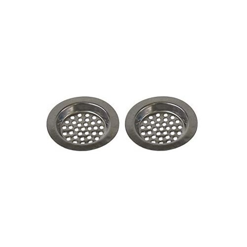 Tredoni 2 stks 5 cm Rvs Spoelbak Mini Drain Zeef Cover, Bad/Douche Afvoerfilter voor ~3,5-4cm Afvoeropening (2 stuks Mini)