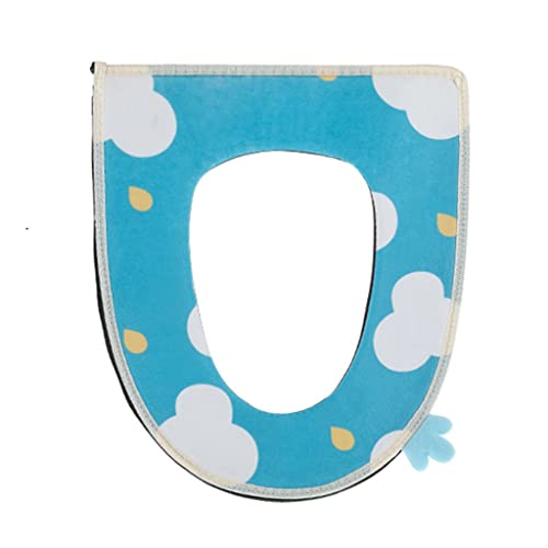 GUIREPTY Toiletkussens, toiletkussens Toilet Cover Pad Toiletbril Bekleding Home Decor Toilet Pad Seat Cover Toilet Cover Cover Accessoires (Kleur: C, Maat: One size) (Color : C, Size : One Size)